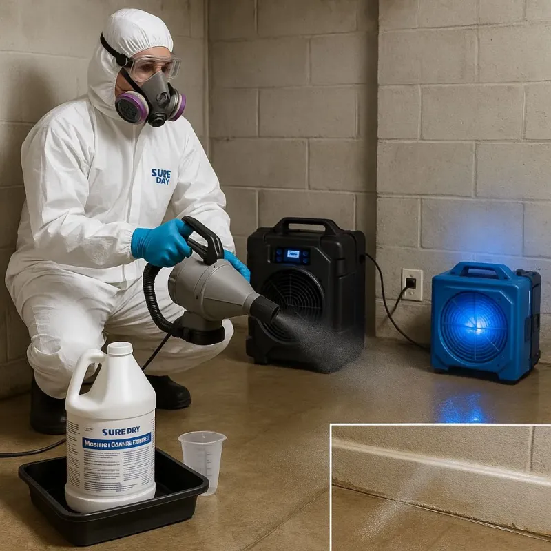 Sanitization and Odor Removal process in Mason City, IA